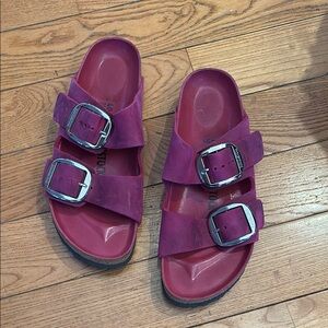 Birkenstock Arizona Big Silver Buckle - size 40